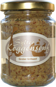 Sylter Koggensenf - Grober Grillsenf - 190 ml Glas