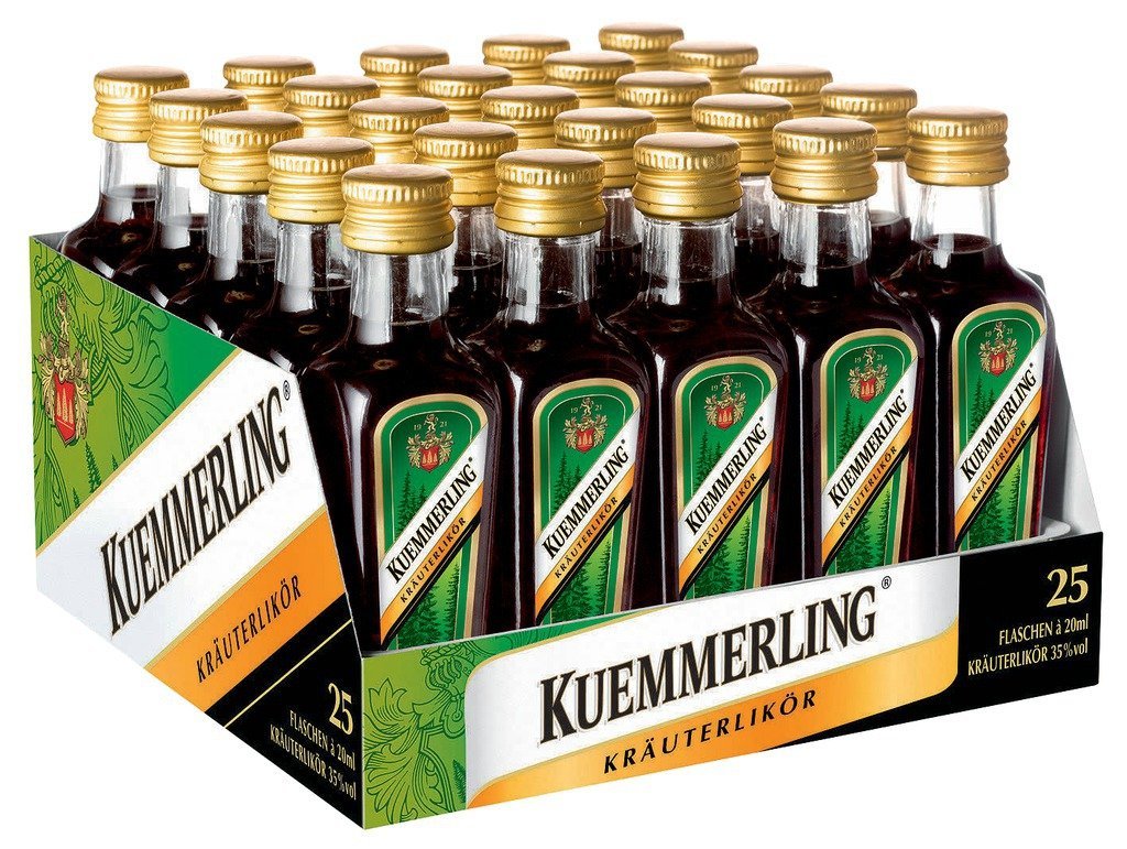 Kümmerling 25 Flaschen je 0,02 L