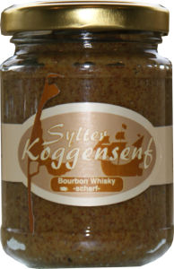 Sylter Koggensenf - Whiskeysenf-Bourbon - 190 ml Glas